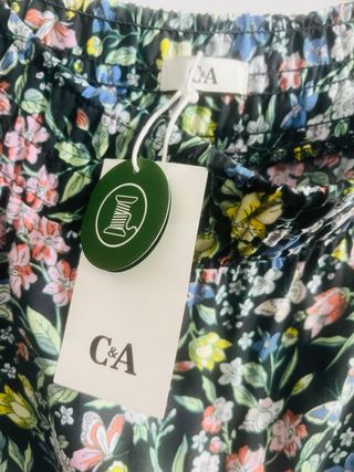 Falda larga estampada floral NUEVA