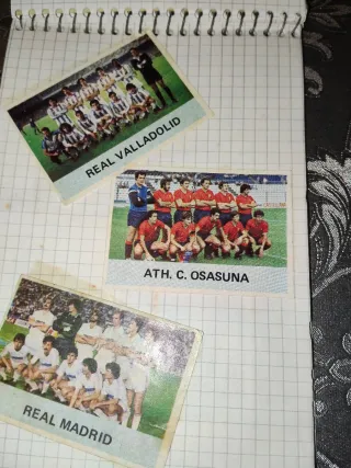 Cromos Fútbol Antiguos Arteche, Prieto, Alonso