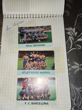 Cromos Fútbol Antiguos Arteche, Prieto, Alonso