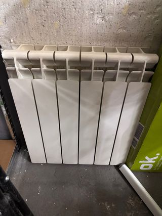 Radiador 6 elementos blanco