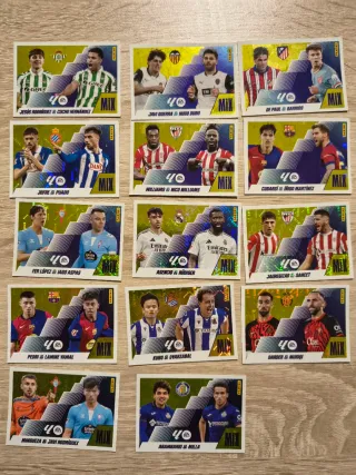 Lote cromos Liga Este 25-26 sin repetir