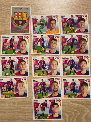 Lote cromos Liga Este 25-26 sin repetir