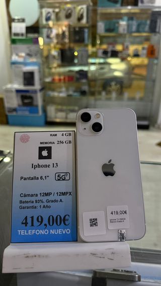 iPhone 13 256GB Blanco Reacondicionado