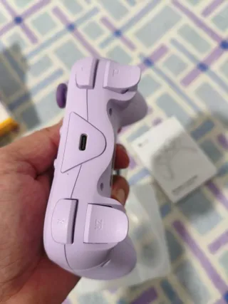 Mando PC y Switch Morado