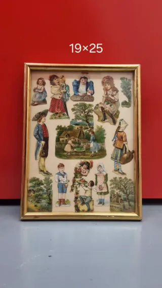 Cromos traquelados