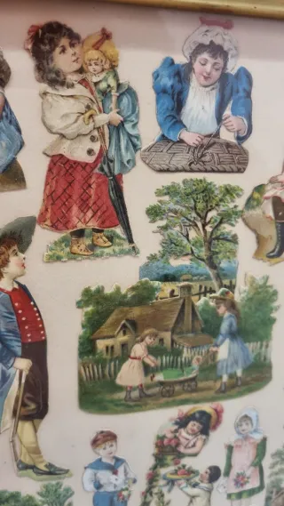 Cromos traquelados