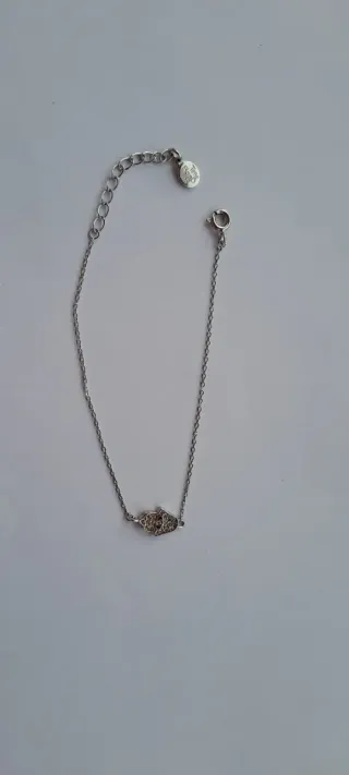 Pulsera Time Road Plata Hamsa