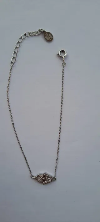 Pulsera Time Road Plata Hamsa