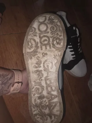 Botines Dolce & Gabbana Negros y Blancos