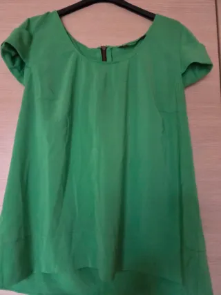 2 Bluse Zara Verdi e Multicolore