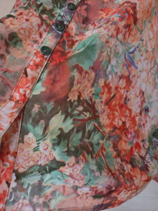 2 Bluse Zara Verdi e Multicolore