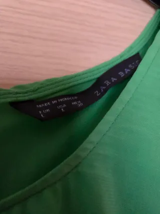 2 Bluse Zara Verdi e Multicolore