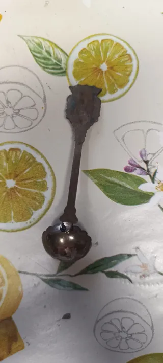 Cucharilla Vintage Colección Corona y Figura