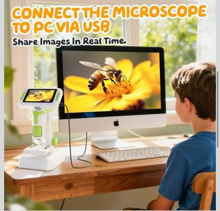 NUEVO Microscopio Digital 1600X Niños 4.0