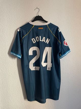 Camiseta de fútbol Kelme RCD Espanyol azul y amari