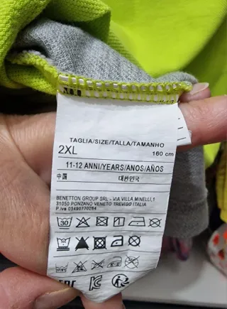 Polo Benetton niño manga corta