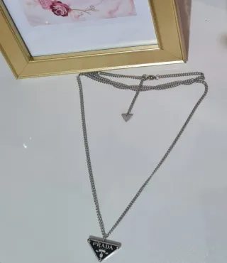 Collana  acciaio argento
