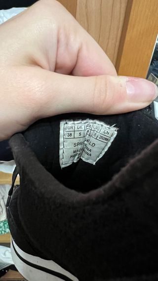 Zapatillas negras plataforma blanca