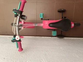 Bicicleta infantil Btwin 14 rosa