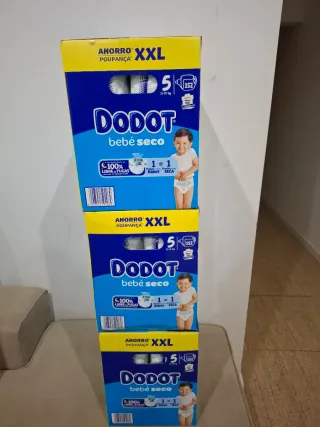 Fraldas Dodot XXL Tamanho 5