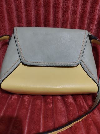 Sac/Bolso/bag de hombro verde y amarillo