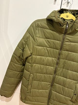 Plumífero ligero mujer verde