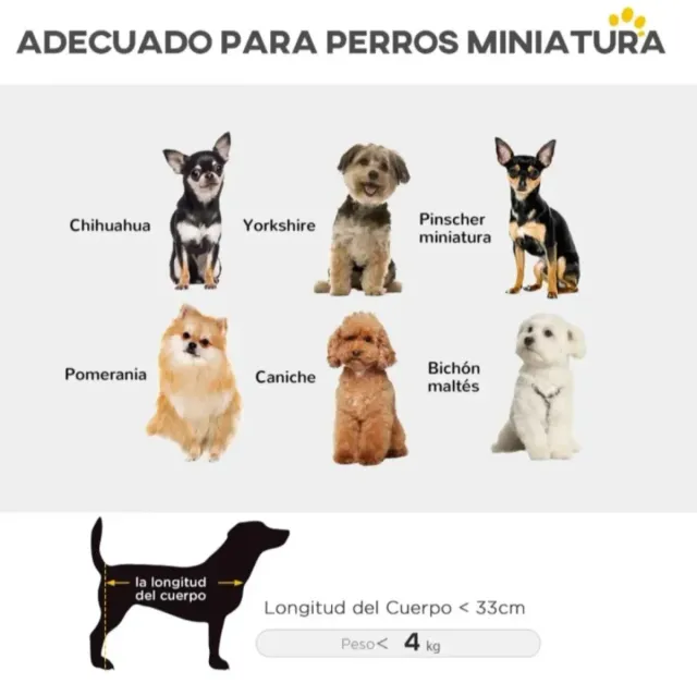 Cochecito para perros PawHut negro