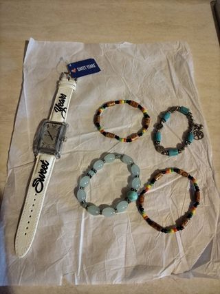 Nuovo Orologio Sweet Years + n. 4 braccialetti