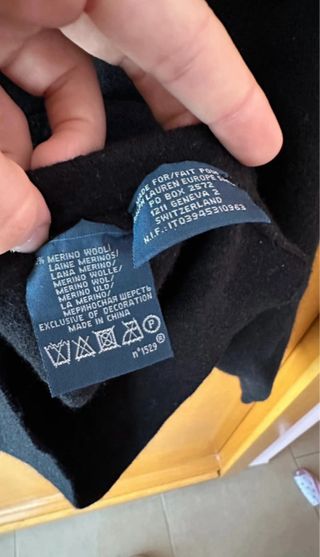 Jersey Polo Ralph Lauren Lana Azul