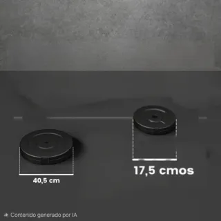 Discos de pesas 2x5kg 2x1,5kg