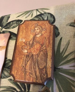 Crocifisso e 3 Santini religiosi