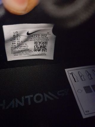 Nike Phantom Gx 2 Academy FG/MG Talla 41/42 Nuevas