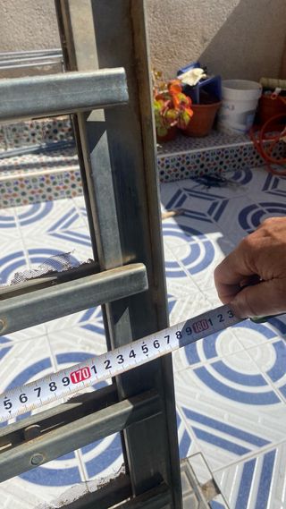 Reja de seguridad corredera metálica