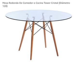 Mesa Redonda Cristal 120cm