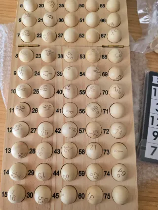 Juego de Bingo Completo con Tambor y Cartones nuev
