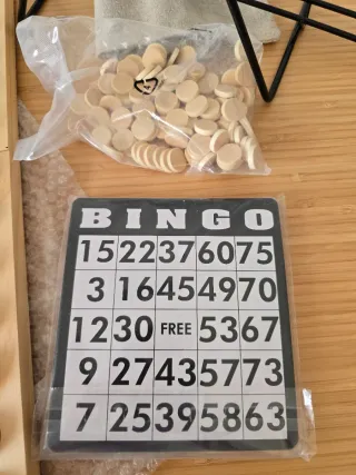 Juego de Bingo Completo con Tambor y Cartones nuev