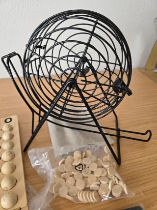 Juego de Bingo Completo con Tambor y Cartones nuev