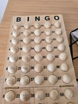 Juego de Bingo Completo con Tambor y Cartones nuev