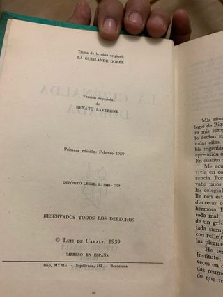 Libro La Guirnalda Dorada