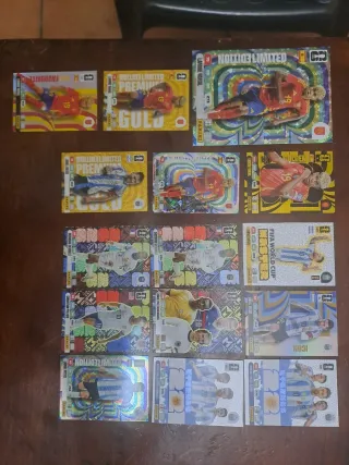 Cromos de fútbol varios jugadores