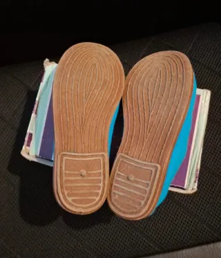 Zapatillas lona niñ@ azul