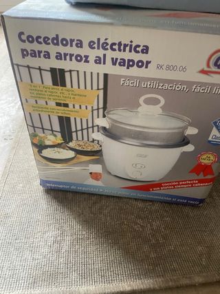 Cocedora eléctrica para arroz al vapor