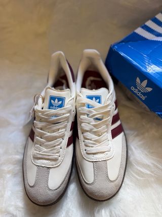 Tênis Adidas Samba Marrom e Branco