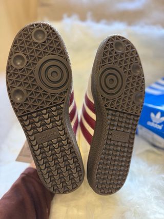 Tênis Adidas Samba Marrom e Branco