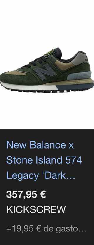 Zapatillas New Balance x Stone Island Talla 43