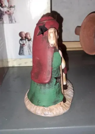 Presepe porta cerino in ceramica
