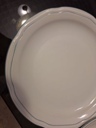 Vajilla Santa Clara porcelana blanca