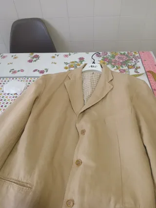 Giacca uomo beige