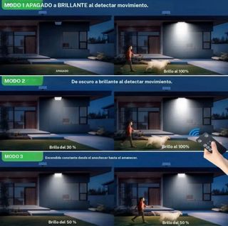 2 Lámparas Solares LED con Mando