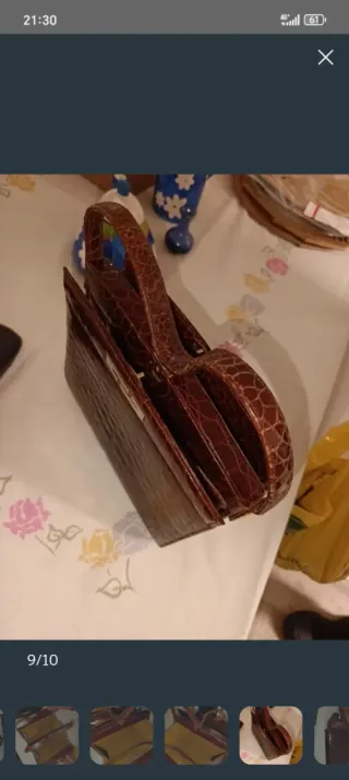 Bolso y zapatos piel cocodrilo